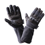 3S Tactical Leather Police Hard Knuckle With Kevlar® Padded Glove - 3SG -T14